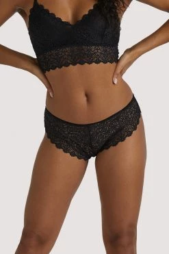Wolf & Whistle Ariana Black Lace Brief Knickers