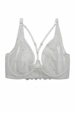 Best Sale ⭐ Playful Promises Curve Exclusive Leslie White High Apex Bra Bras 🥰 9 Playful Promises Curve Exclusive Leslie White High Apex Bra Bras