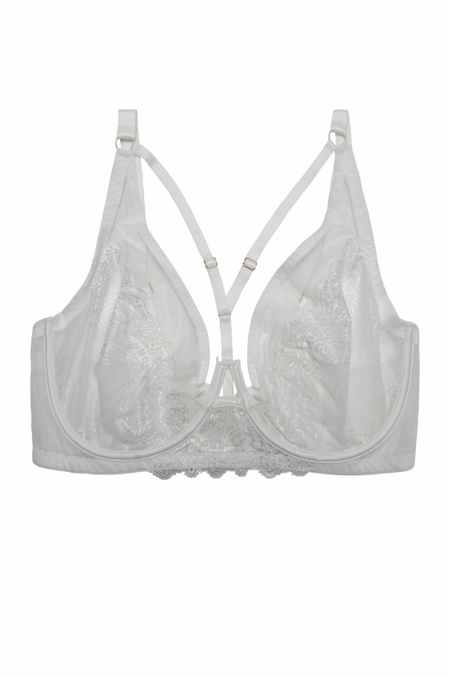 Best Sale ⭐ Playful Promises Curve Exclusive Leslie White High Apex Bra Bras 🥰 5 Playful Promises Curve Exclusive Leslie White High Apex Bra Bras