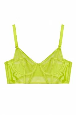Budget 🌟 Felicity Hayward X PP Bras X PP Nahli Longline Lime Bra ⌛ 41 Felicity Hayward X PP Bras X PP Nahli Longline Lime Bra
