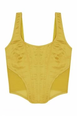 Cheapest ๐ Regalia Bobbi Panelled Basque Mustard ๐คฉ 9 Regalia Bobbi Panelled Basque Mustard