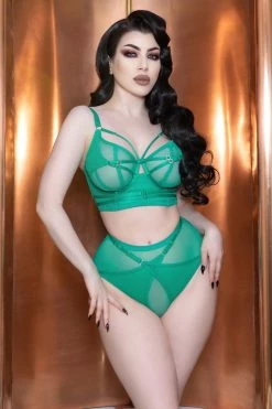 Playful Promises New In Eddie Green Crossover Wrap High Waist Brief