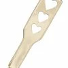 Regalia Heart Spanking Paddle Gold New In Accessories