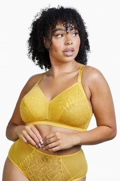 Deja Day Emma Mustard Yellow Ultimate Comfort Wireless Bra