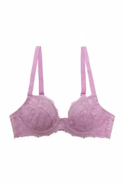 Wolf & Whistle Ariana Lilac Everyday Plunge Bra Bras