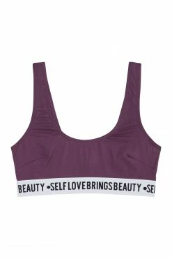 Felicity Hayward X PP Everyday Lingerie Self Love Purple Curve Crop Top