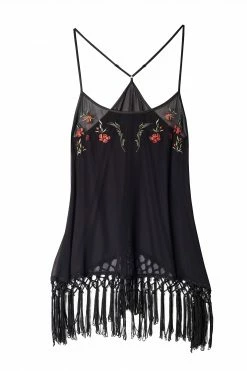 Discount 😀 Bettie Page Lingerie Embroidered Tassel Chemise ❤️ 11 Bettie Page Lingerie Embroidered Tassel Chemise