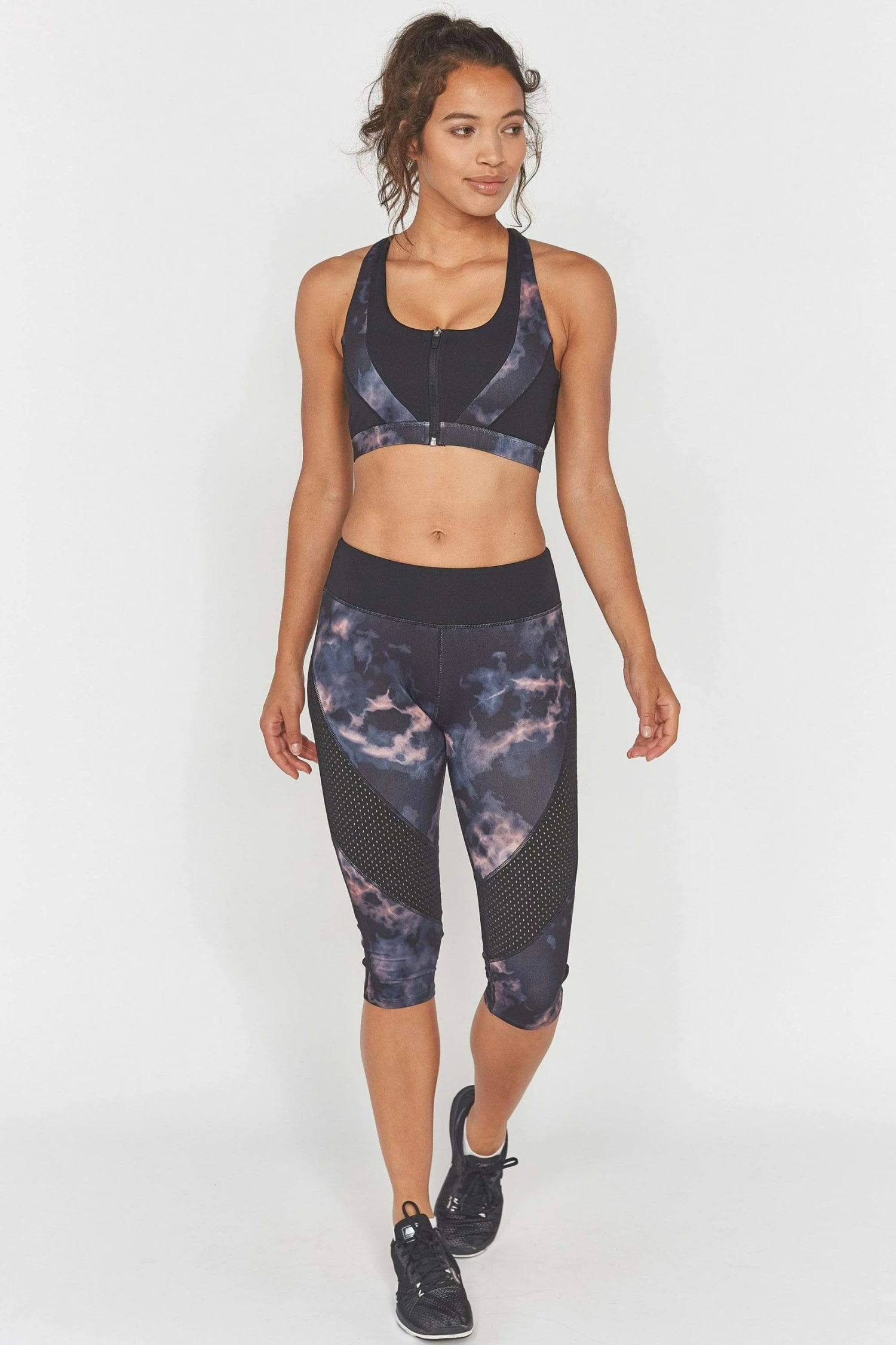 Hot Sale 👏 Wolf & Whistle Dark Marble Cropped Leggings 👍 4 Wolf & Whistle Dark Marble Cropped Leggings