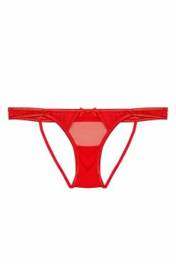 Felicity Hayward X PP X PP Leona Red Open Back Brief