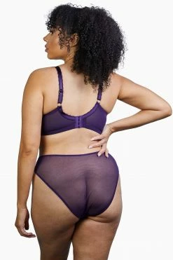Deja Day Emma Vine Purple Ultimate Comfort Wireless Bra Bras