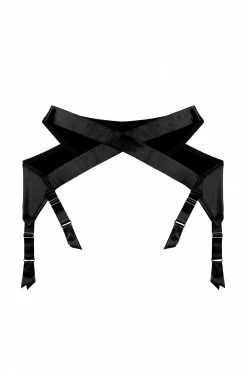 Promo 🌟 Kiss Me Deadly Kestosque Black Suspender / Garters Suspenders 💯 10 Kiss Me Deadly Kestosque Black Suspender / Garters Suspenders