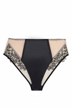 Playful Promises Anaise Black Highwaist Brief Knickers