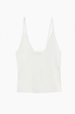 Wolf & Whistle Wolf & Whistle Lounge Ivory Knitted Rib Vest