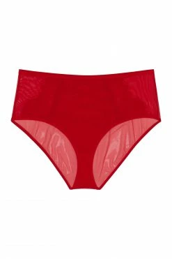 Hot Sale 🧨 Playful Promises Curve Exclusive Kylie Red Lace Up High Waist Knicker ❤️ 9 Playful Promises Curve Exclusive Kylie Red Lace Up High Waist Knicker
