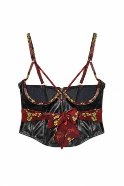 Wolf & Whistle Kayden Black Cupless Corset