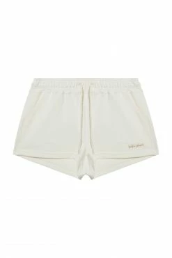 Wolf & Whistle Winter White Tie Waist Shorts Activewear