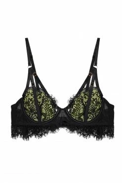 Coupon 🤩 Wolf & Whistle New In Bras Nora Lime Net And Black Embroidery Bra 🤩 19 Wolf & Whistle New In Bras Nora Lime Net And Black Embroidery Bra
