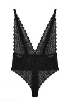 Wolf & Whistle Ariana Black Everyday Lace Body