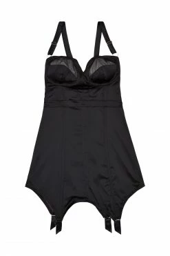 Felicity Hayward X PP Marnie Retro Girdle Dress Black