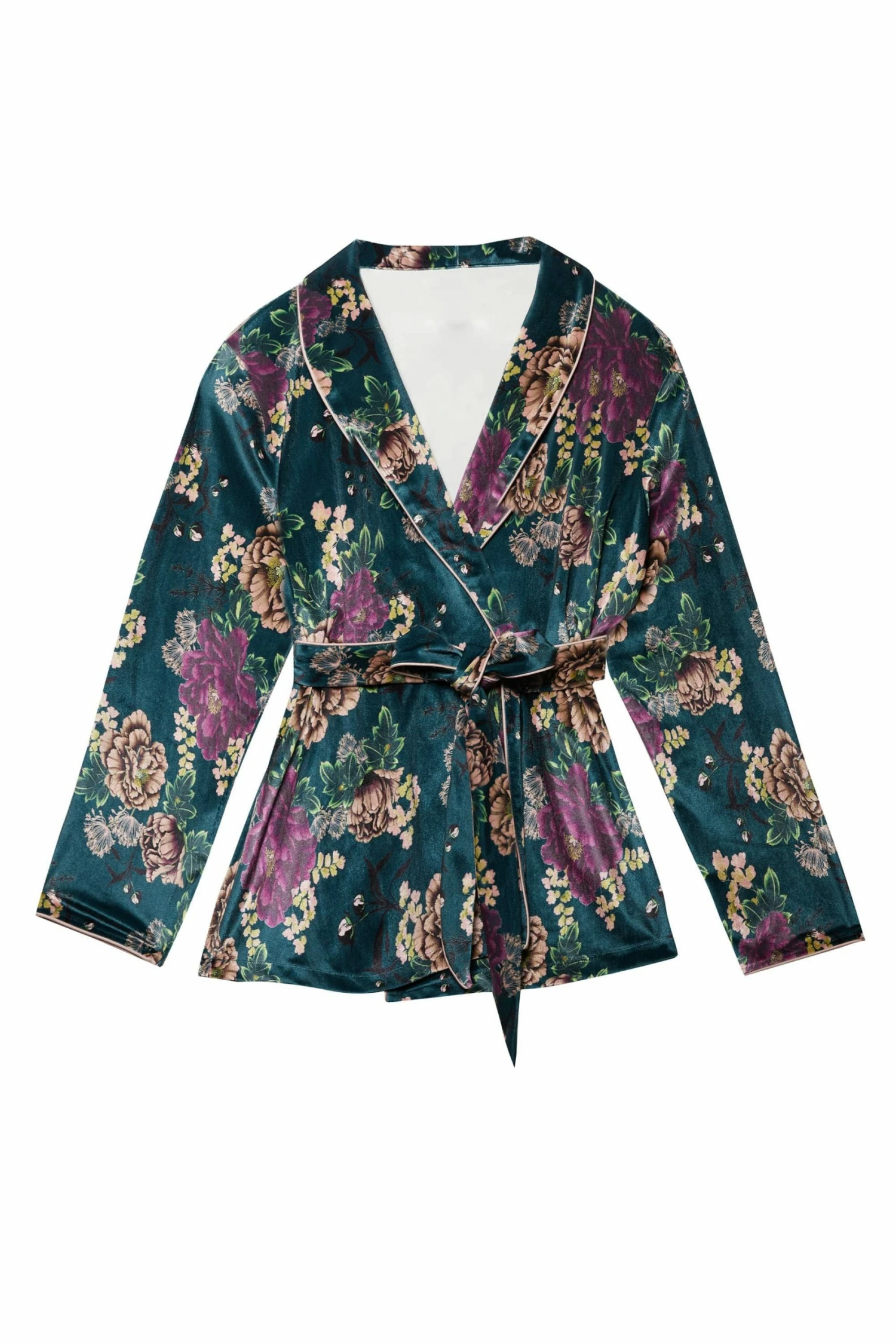 Outlet 🛒 Playful Promises Printed Velvet PJ Set 🤩 8 Playful Promises Printed Velvet PJ Set