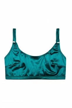Discount ✔️ Wolf & Whistle Hannah Teal Crop Fuller Bust 👙 Bikini Top ⌛ 9 Wolf & Whistle Hannah Teal Crop Fuller Bust Bikini Top