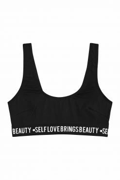 Felicity Hayward X PP Self Love Black Crop Top