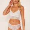 Wolf & Whistle Ari Lace White Bralette