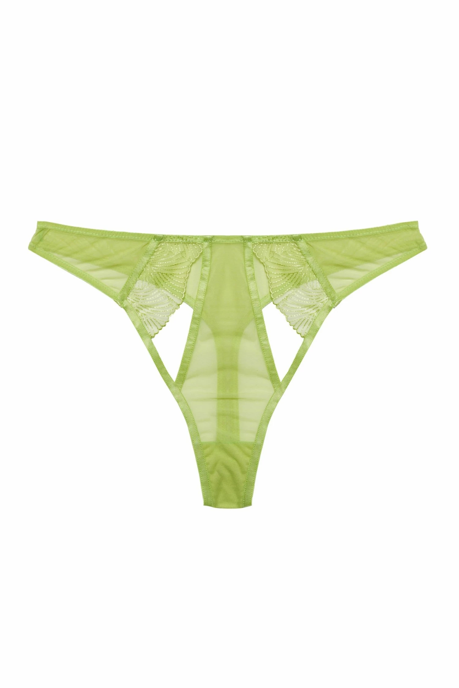 Outlet 🎉 Wolf & Whistle Taha Green Cut Out Thong 🔥 6 Wolf & Whistle Taha Green Cut Out Thong