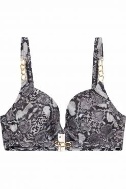Cheap ⭐ Wolf & Whistle Eco Snakeskin Chain Push Up Top B - G Swimwear 🥰 5 Wolf & Whistle Eco Snakeskin Chain Push Up Top B - G Swimwear