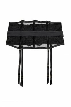 Discount 😀 Playful Promises Anneliese Black Lace Waspie 💯 23 Playful Promises Anneliese Black Lace Waspie