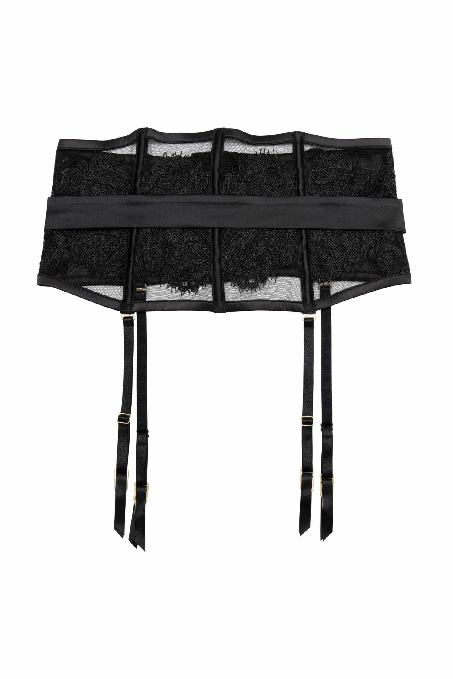 Discount 😀 Playful Promises Anneliese Black Lace Waspie 💯 6 Playful Promises Anneliese Black Lace Waspie