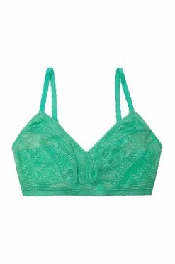 Deja Day New In Bras Emma Mint Green Lace Wireless Bra