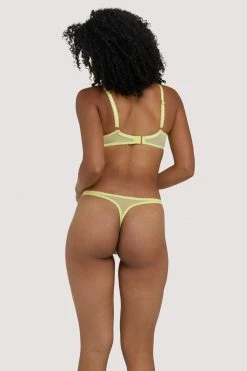 Deja Day Grace Lemon Yellow Plunge Bra New In Bras