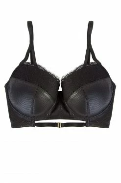 Playful Promises Bras Aerona Lace And Leatherette Longline DD/E-G Bra
