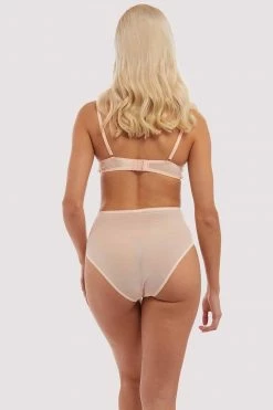 Brand new ⌛ Bettie Page Lingerie Pink Mesh Classic Brief Knickers 🛒 7 Bettie Page Lingerie Pink Mesh Classic Brief Knickers