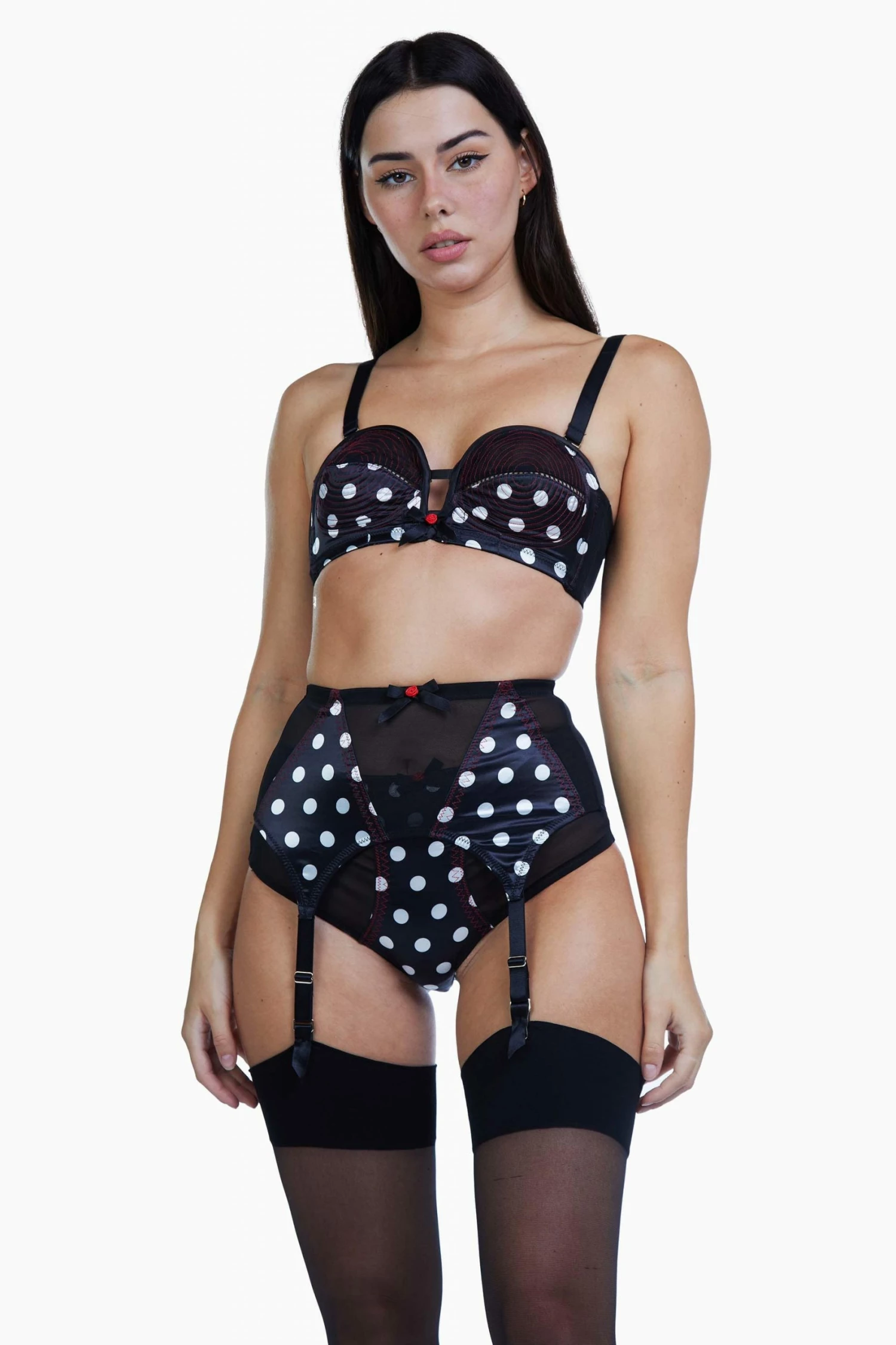 Discount ๐ Bettie Page Lingerie Spot 4 Strap Z Stitch Suspender Belt ๐คฉ 5 Bettie Page Lingerie Spot 4 Strap Z Stitch Suspender Belt