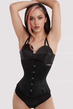 Bettie Page Lingerie Basques & Corsets Satin Underbust Corset