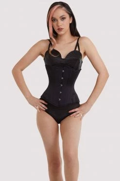 Bettie Page Lingerie Basques & Corsets Satin Underbust Corset