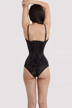 Bettie Page Lingerie Basques & Corsets Satin Underbust Corset