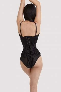 Buy ❤️ Bettie Page Lingerie Basques & Corsets Fishnet Mesh Underbust Corset 💯 11 Bettie Page Lingerie Basques & Corsets Fishnet Mesh Underbust Corset