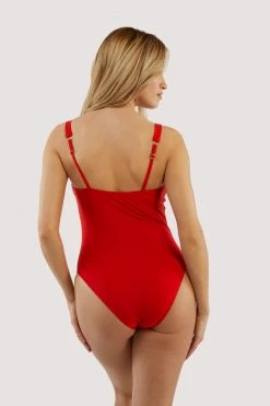 Wholesale 👍 Bettie Page Lingerie Swimwear Eco Honey Red Sweetheart 🩱 Swimsuit 👍 10 Bettie Page Lingerie Swimwear Eco Honey Red Sweetheart Swimsuit