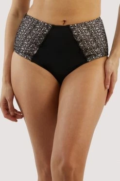 Bettie Page Lingerie Eco Vivien High Waist Bikini Brief Swimwear