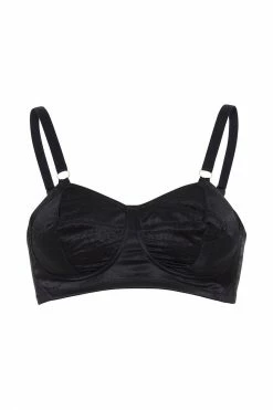 Best deal ⌛ Bettie Page Lingerie Bettie Page Black Spiral Stitch Bullet Bra A - DD/E 😍 8 Bettie Page Lingerie Bettie Page Black Spiral Stitch Bullet Bra A - DD/E