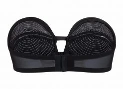 Bettie Page Lingerie Bras Black/Peach Overwire Bra