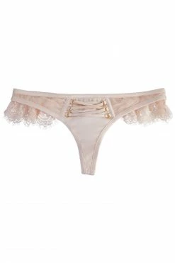 Coupon 😀 Playful Promises Outlet Bernadette Peach Corset Front Thong 😉 5 Playful Promises Outlet Bernadette Peach Corset Front Thong