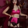 Bettie Page Lingerie New In Bras Retro Futuristic Bullet Bra Hot Pink