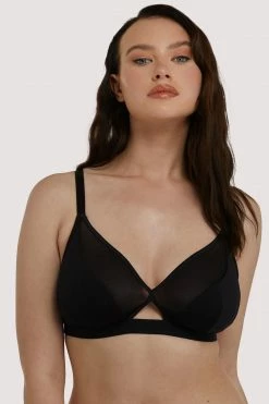Curvy Kate New In Get Up And Chill Bralette Black