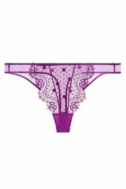 Dita Von Teese Lingerie Knickers Vedette Shocking Violet G-String