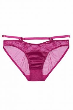 Cheapest 🎉 Dita Von Teese Lingerie Magenta Madame X Brief Knickers 🔥 15 Dita Von Teese Lingerie Magenta Madame X Brief Knickers