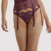 Dita Von Teese Lingerie Suspenders Lurex Amythest Suspender